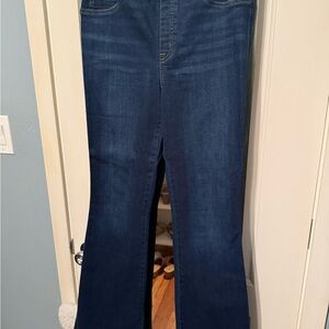 SPANX Dark Blue Flare Jeans